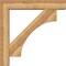 Ekena Millwork Westlake Block Rough Sawn Bracket w/ Offset Brace, Western Red Cedar, 8"W x 44"D x 44"H BKT0806X44X44WTL05RWR - alternate 2